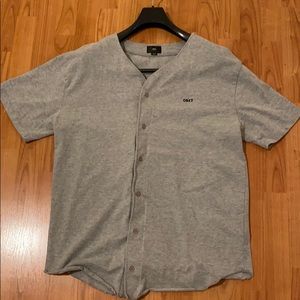 🔥 Obey button down short sleeve shirt